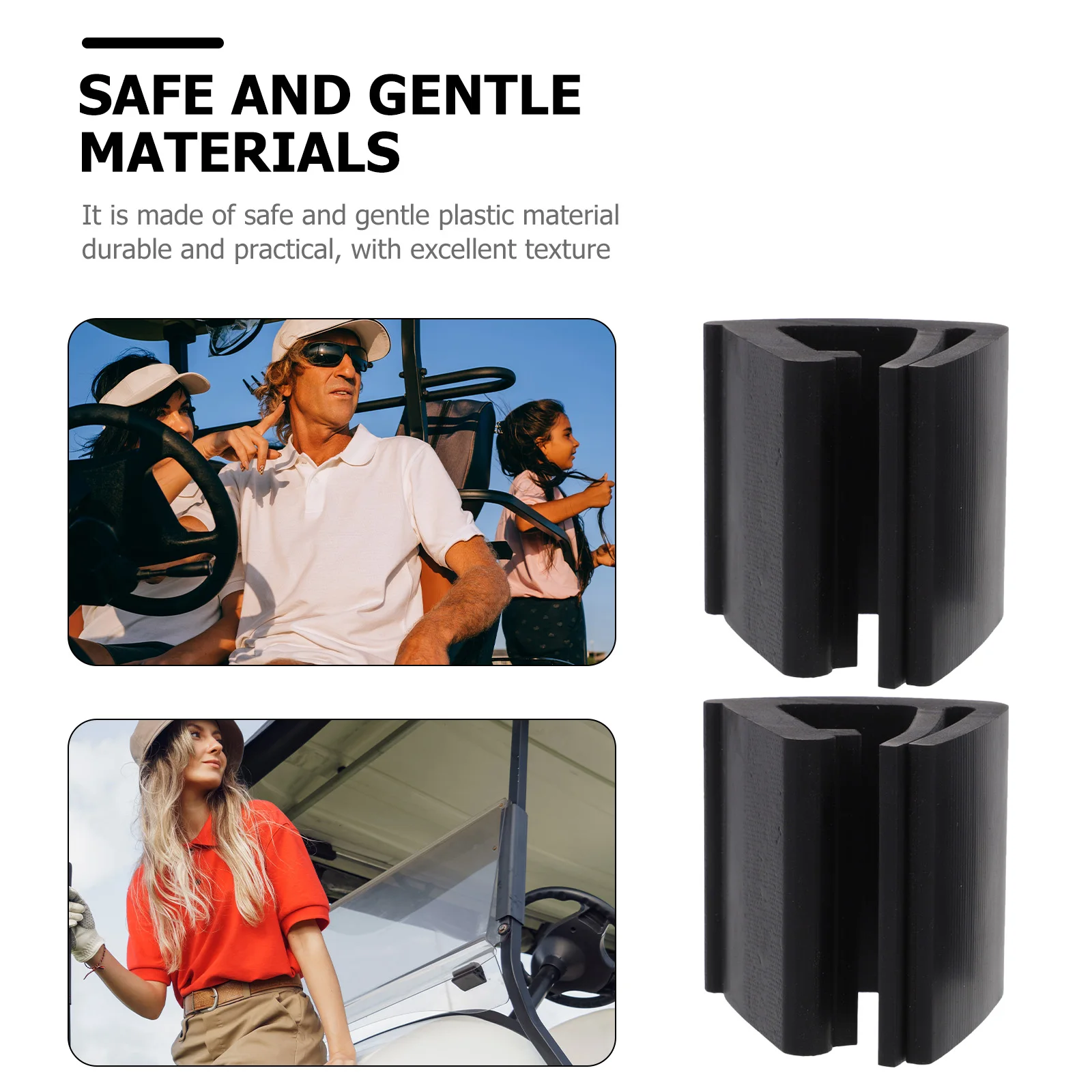 

1Pair Golf Cart Windshield Clamps Replacement Plastic Fixing Clips Durable Retaining Fastener Clips Black Windshield Clamps