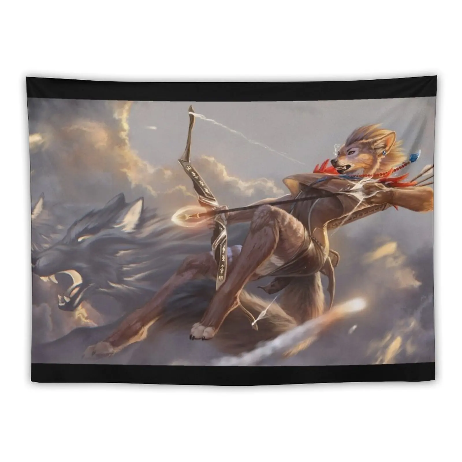 

Goddess' Fury Tapestry Wall Deco Living Room Decoration Home Decor Aesthetic Tapestry