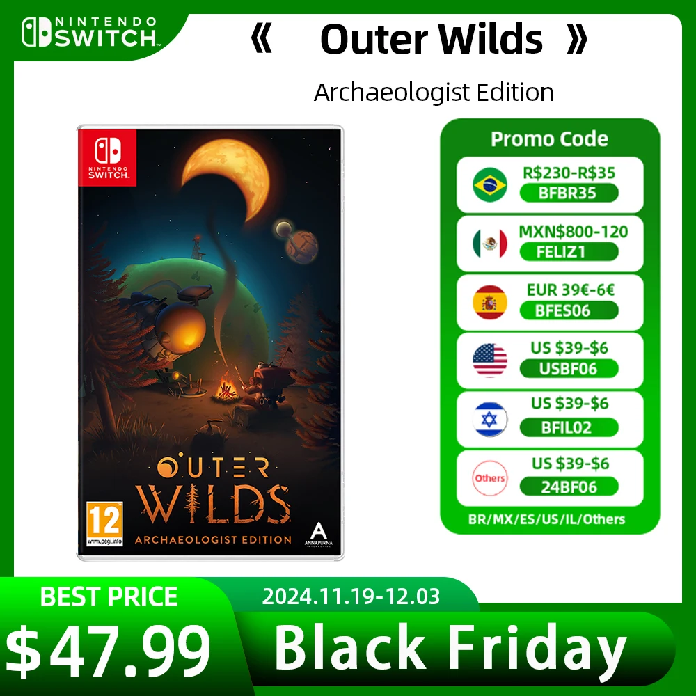 Outer Wilds: Archaeologist Edition -  Nintendo Switch Games 100% Original Games Cartridge Physical Card for Switch OLED