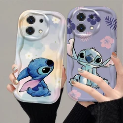 Disney Stitch Cute Cartoon For Redmi Note Redmi Note 13 12 12Pro 11 10 Pro POCO F4 X3 X4 GT X5 X6 Wave Oil Phone Case