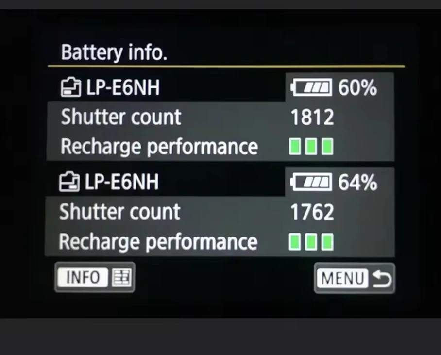 LP-E6NH LPE6NH 2130mAh Battery For Canon EOS R R5 R6 5D Mark IV III 5DS R 6D Mark II 7D Mark II 90D 80D 60Da 5DS, 5DS R LC-E6E