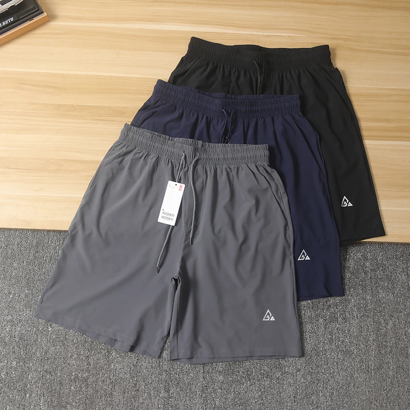 

Qui Dry Spor Men's Thin Five-Quarter Length Elastic Waist orts Casual Faionable Urban Sle Daily Wear Color