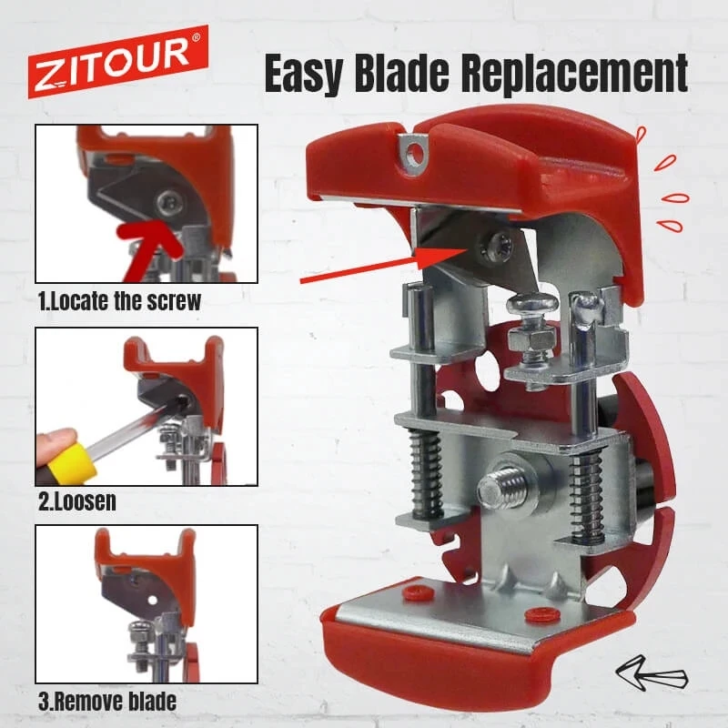 Zitour®Uniwersalny ręczny szybki striptizerka przewód elektryczny przenośny striptizerka wielofunkcyjny narzędzia do zaciskania nóż do przewodów