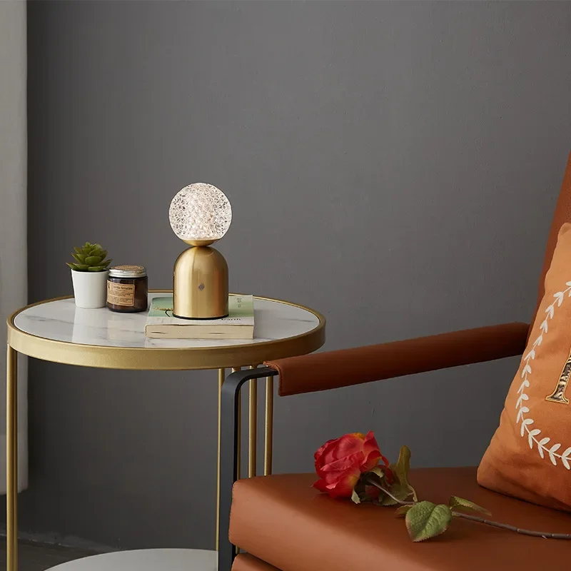 Minimalist Creative Bedroom Bedside Table Lamp Eye Protection Atmosphere Decoration Stepless Touch Dimming Night Light