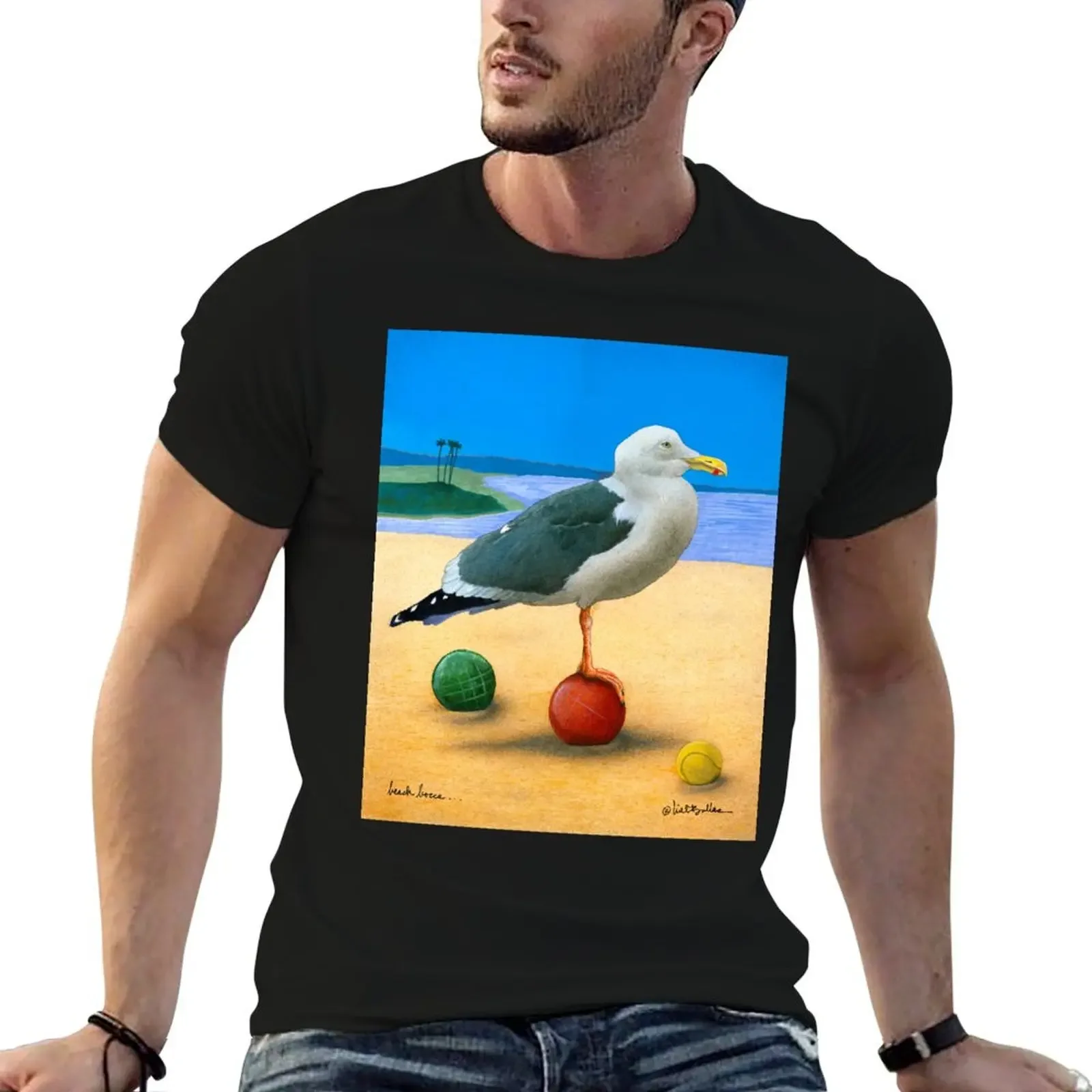 beach bocce... T-Shirt boys whites anime plus sizes shirts graphic mens graphic t-shirts