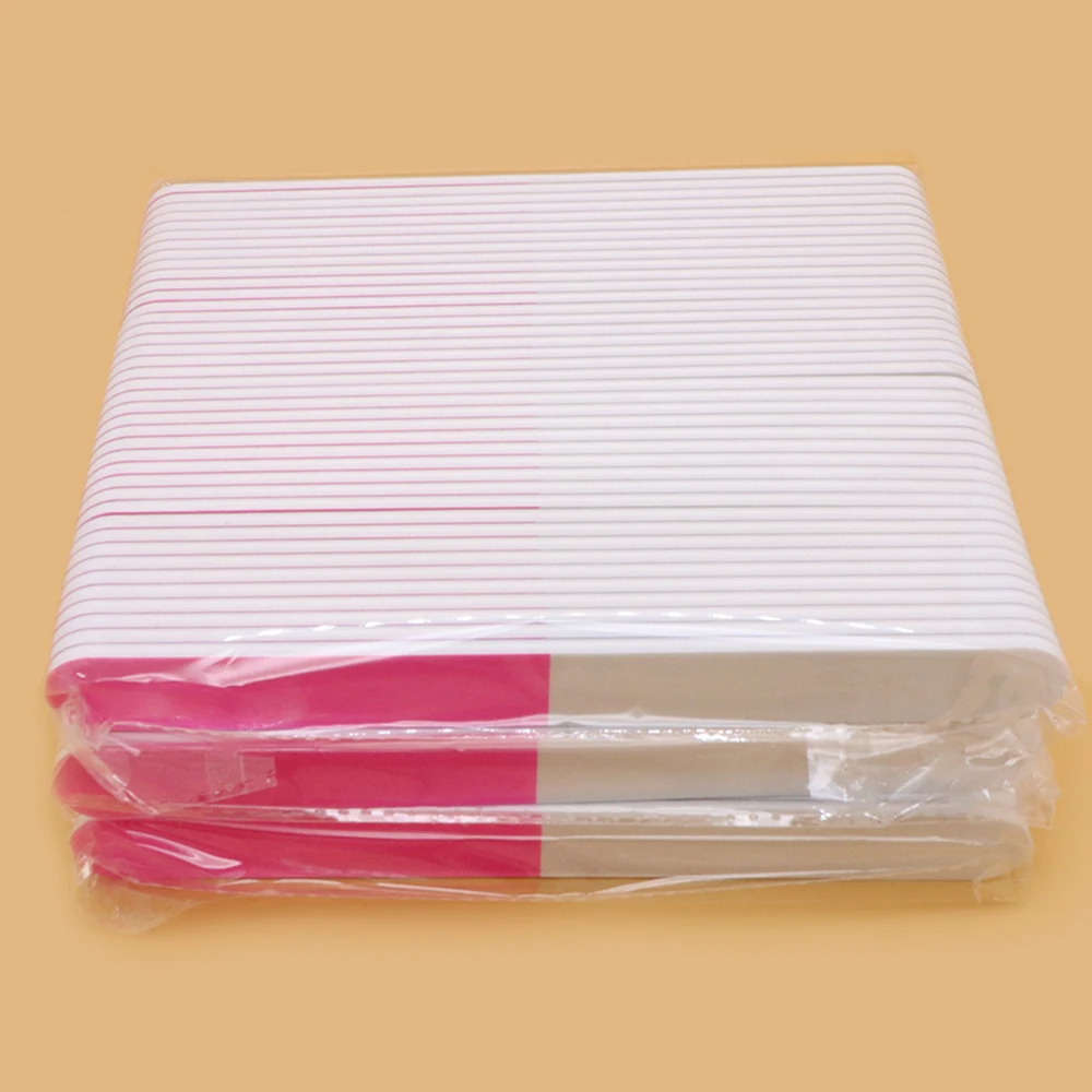 

100Pcs 600/1200/3000 Grit Nail Buffer File 3-Side Nail Polishing Buffing Strip Professional Manicure Tools Nail Care Accessories