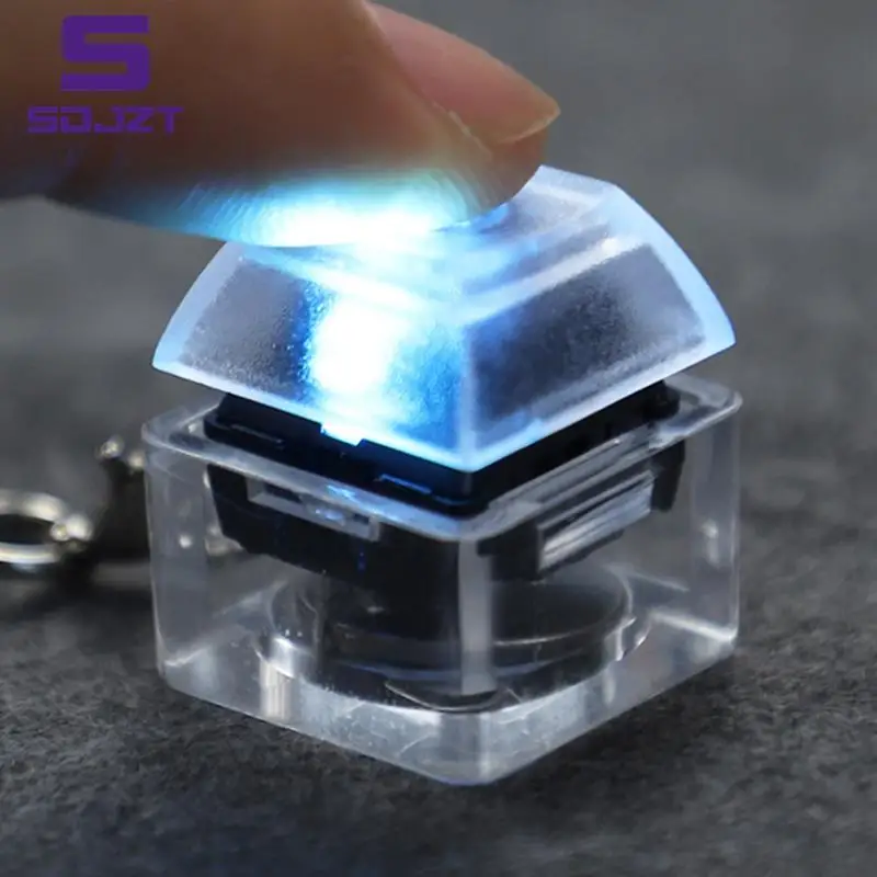 1pc Mx Mechanical Switch Keychain Shaft Tester Translucent Key Switch Tester
