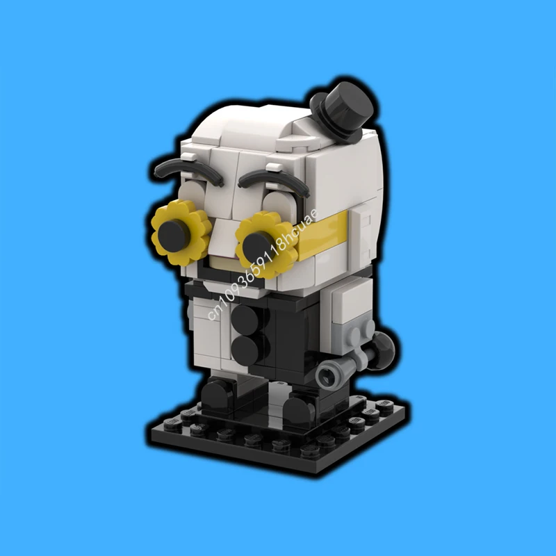 

152 шт. MOC Artsy Clown Brickheadz модель строительные блоки креативные DIY детские модульные кирпичные игрушки ремесло собрать рождественские подарки