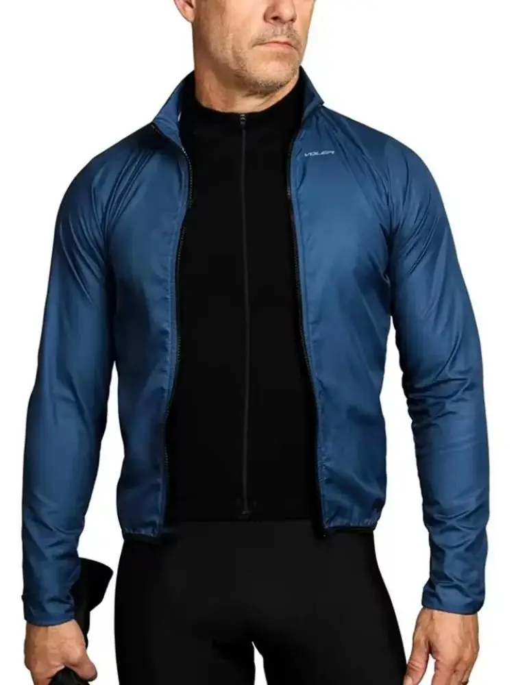 AliExpress VOLER Cycling Windproof/Waterproof Men's Long Sleeve Jerseys Windbreak Bike Rain Jacket Lightweight Mtb Shirts Jaqueta Ciclismo