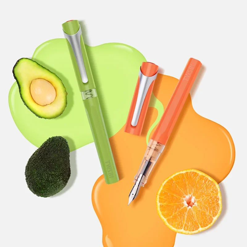 TWSBI SWIPE  Pen Colorful Resin Fountain Pen Holder Large Capacity Ink Storage Student Writing Business Supplies Gift