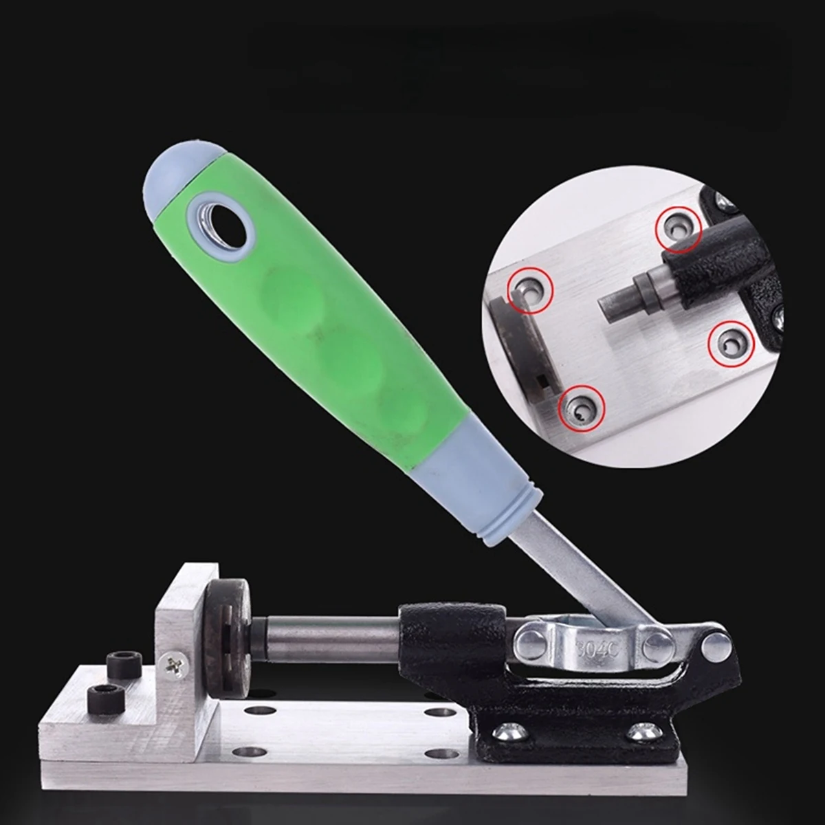 Manual Edge Banding Punching Hole Machine Edge Bander Hole Guide Woodworking Edge Banding Leather Hole Punch Tool 8Mm