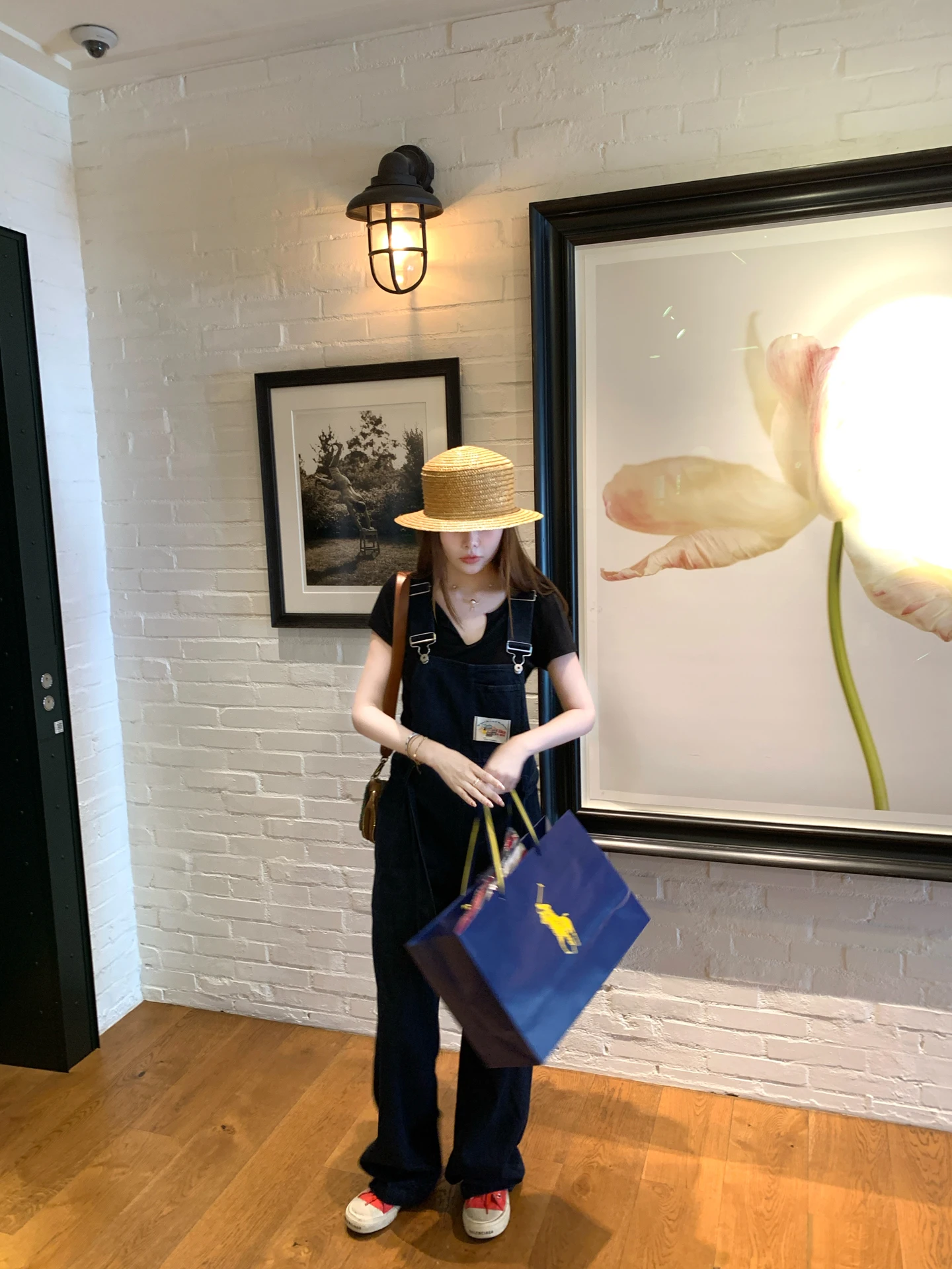 

Официальные мягкие тонкие летние джинсы Realzz Original Cow Strap Pants Long ort Series, повседневные, с высокой талией, свободного кроя, прямые штанины