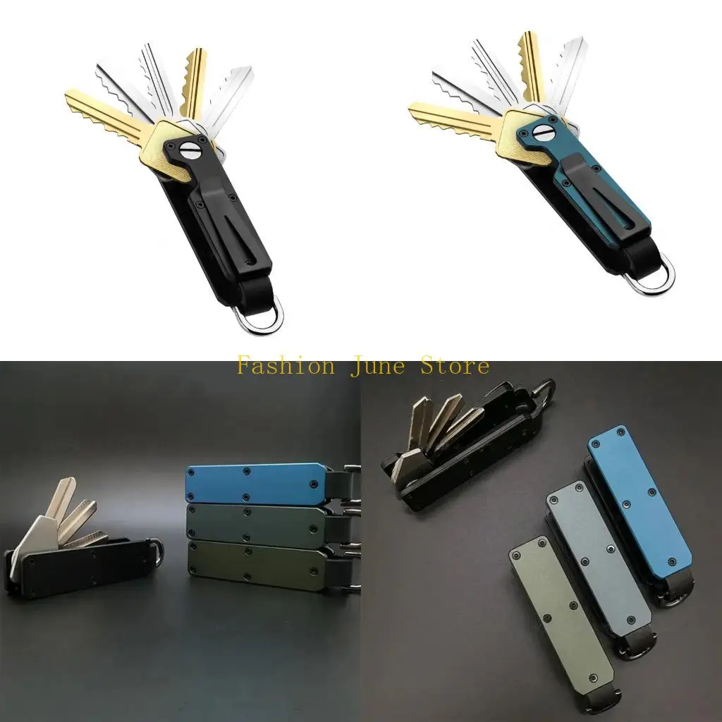 N5KA Metal Keychain Accessory Features Integrated Tool And Secure Storage For Home Or Travel