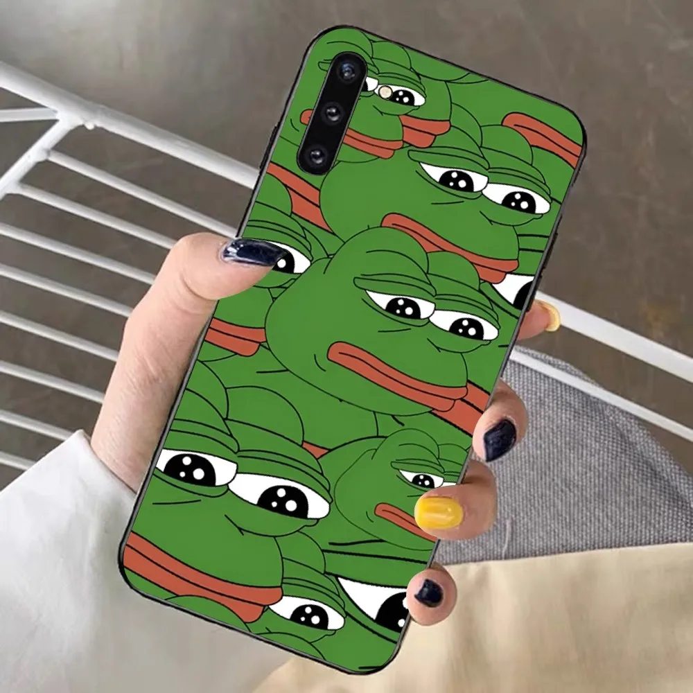 Cute F-Frogs Party Sad P-Pepe Phone Case For Samsung Note 8 9 10 20 pro plus lite M 10 11 20 30 21 31 51 A 21 22 42 02 03