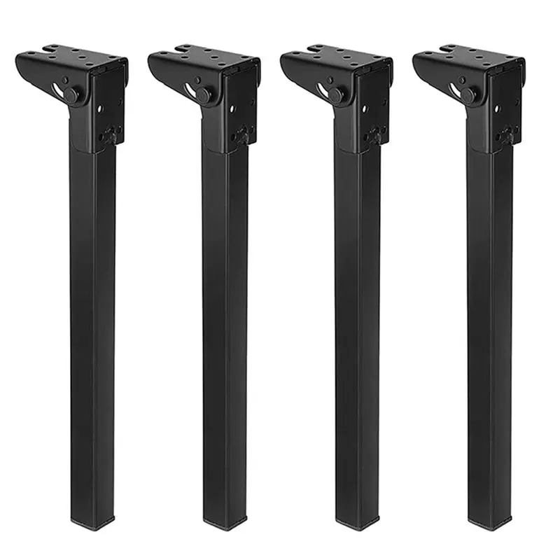 

A56P-Quick Installation Heavy Duty Folding Table Legs, Self-Locking Metal Foldable Replacement Legs, 19.7In Furniture Legs