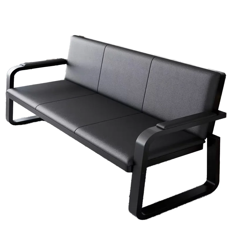 

Comfortable Customer Waiting Sofa Chair Modern Upholstered Lounge Seating for Office Reception and Salon Waiting Area