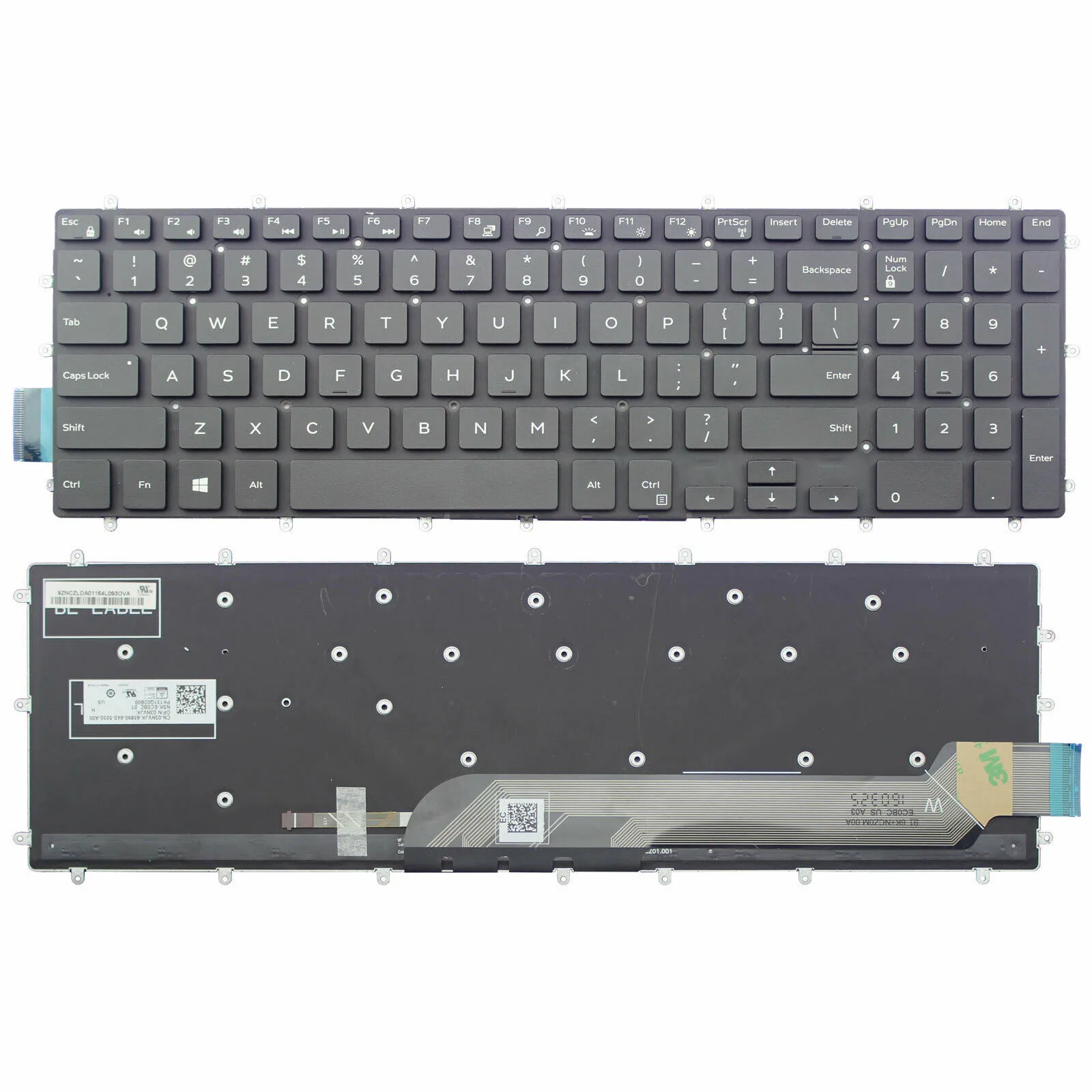 

NEW For Dell Inspiron 15 5565 5567 5570 5575 7566 7567 G3-3579 3779 3583 G5 5587 G7 7588 US Keyboard With Backlit