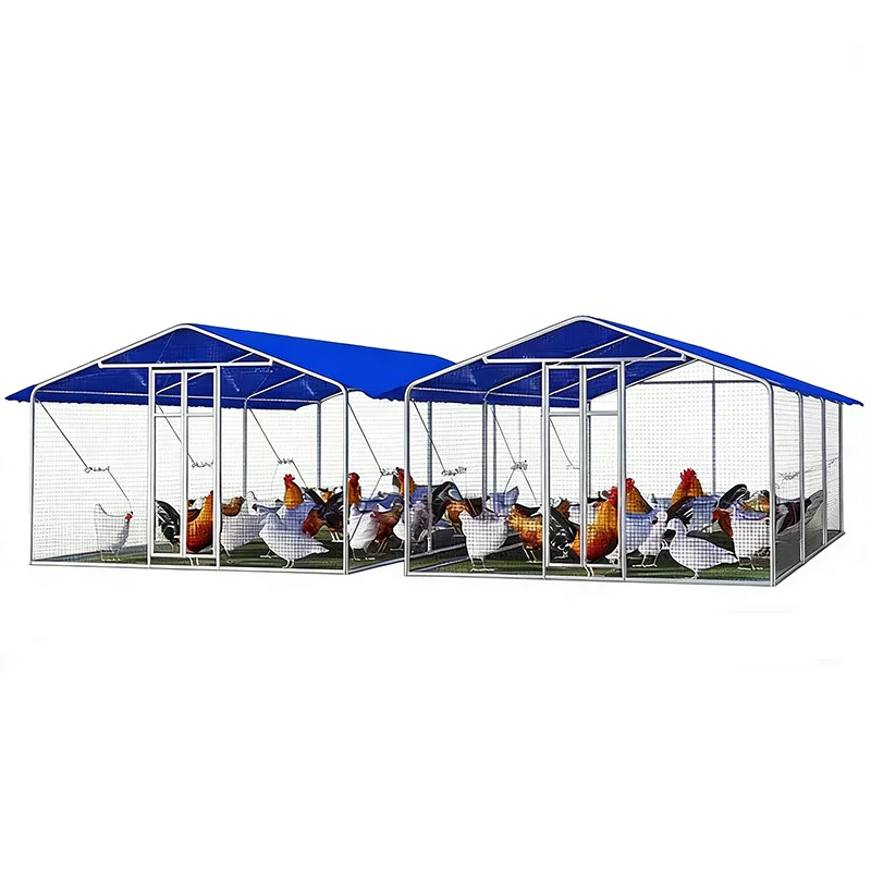Best-selling customizable, large-space waterproof chicken coops, easy to assemble, durable outdoor poultry cages for home breedi
