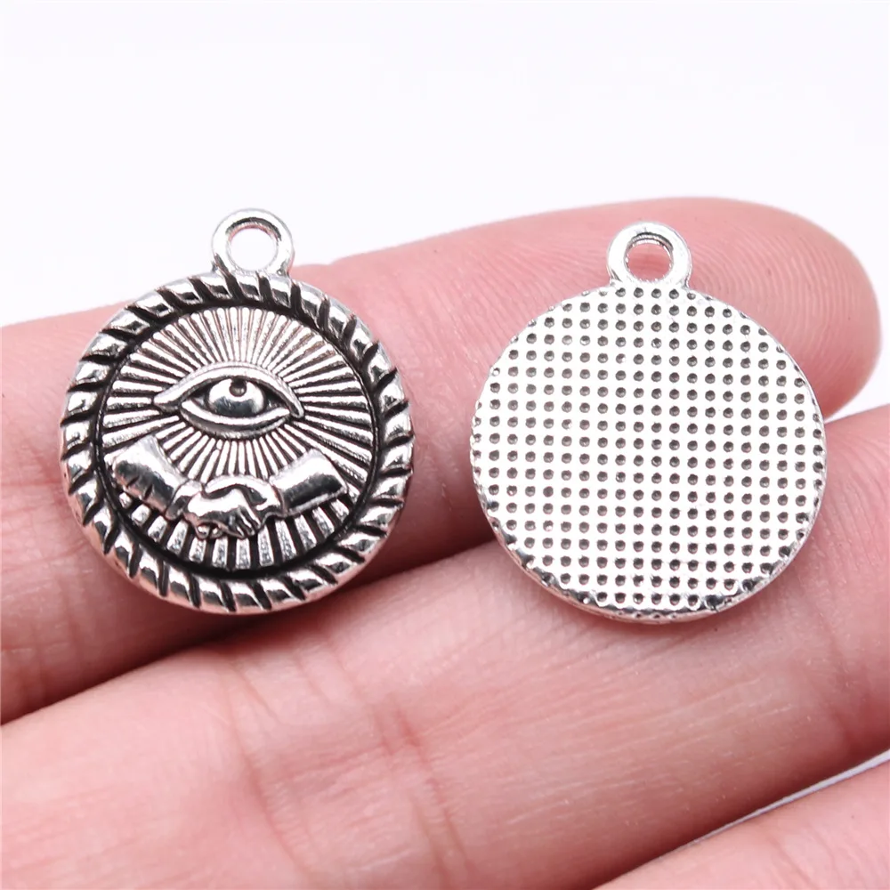 20pcs Witch Evil Eye Charms, DIY Jewelry Making