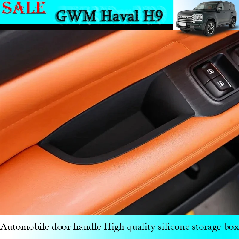 

Fit for GWM Haval H9 2024 Automobile Door Handle High Quality Silicone Storage Box Automotive Interior Decoration Parts