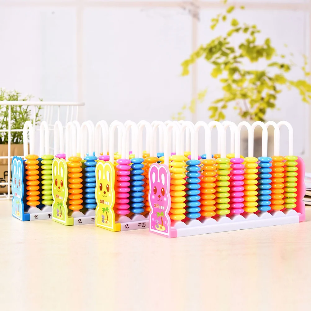 Compteur de perles pour enfants, calcul des nombres mathématiques, cadre de comptage éducatif, apprentissage des couleurs aléatoires, compétences de calcul