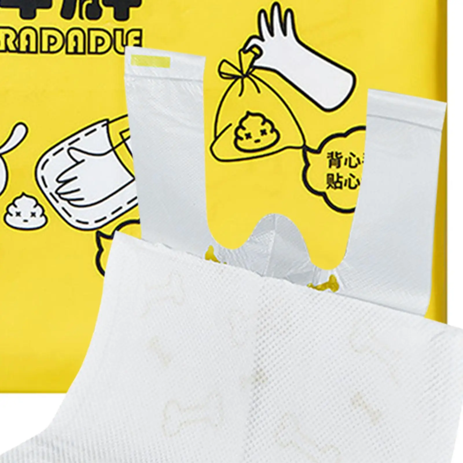 Grosso Doggy Waste Bags, Sacos de lixo cocô para cão, Suprimentos de limpeza, Pet Shop, Ao ar livre, Casa, Viagem, 100X