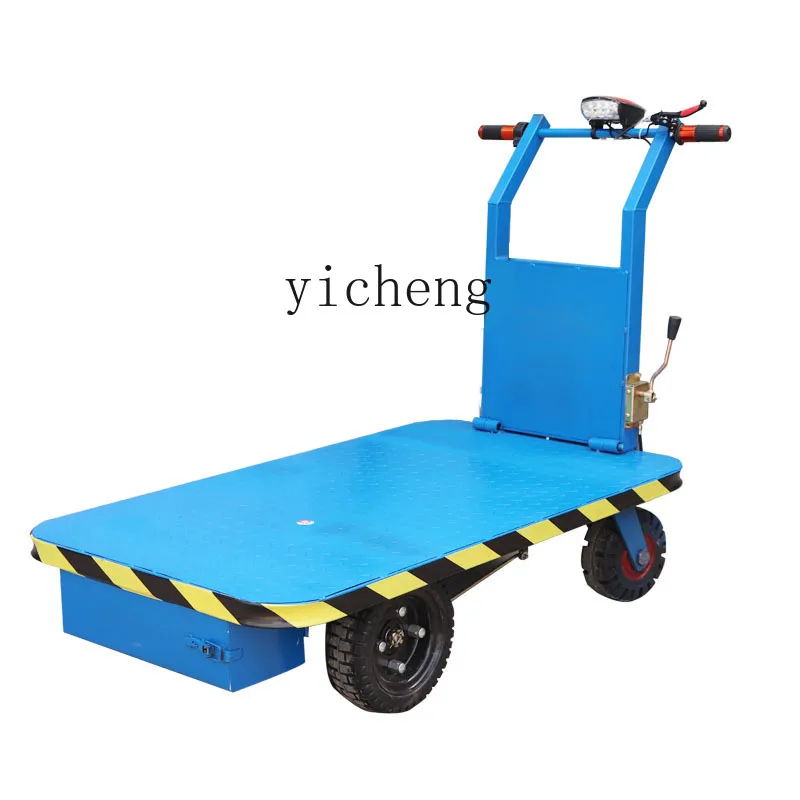 

Zc Electric Trolley Carrying Platform Trolley Truck King Construction Site Logistics Warehouse Transport Vehicle