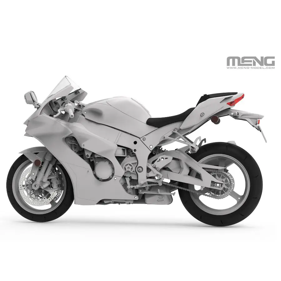 ZX-10R 1/9 MENG  Kawasaki NINJA  Motorcycle MT-007 & SPS-092 Metal Active Front Fork