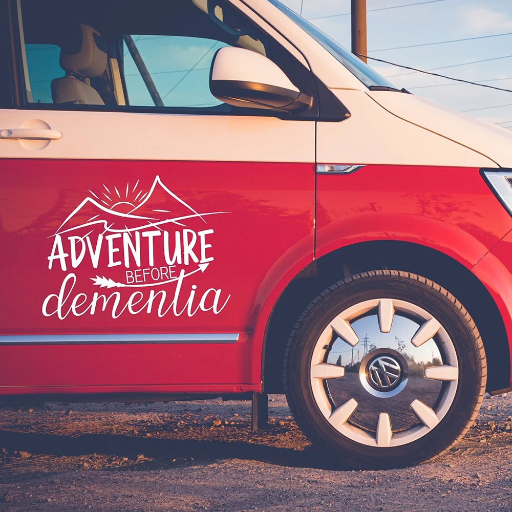 مغامرة قبل الخرف سيارة التصميم الفينيل ملصقات نافذة الشارات الزخرفية زخرفة الملحقات ضبط السيارات المورد #5