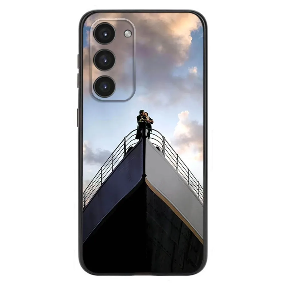 Movie T-Titanic Phone Case For Samsung Galaxy A20,A21s,A22,A31,A32,A52,A53,A72,73,A80,A91 Soft Liquid Silicone Black Cover