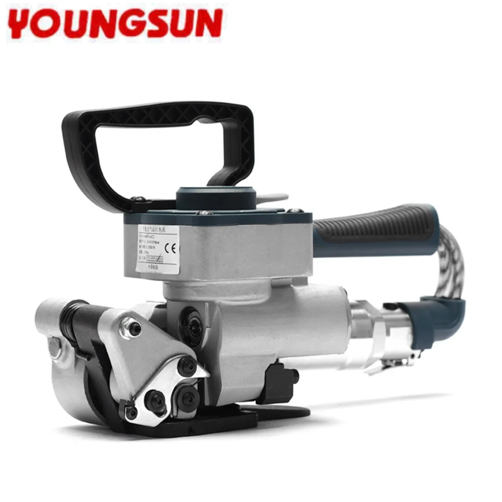 YOUNGSUN B25 Portable Semi-auto Pneumatic 13-16mm Strapping Tool Packing PP PET Machine Carton Banding Wrapping Machine Baler