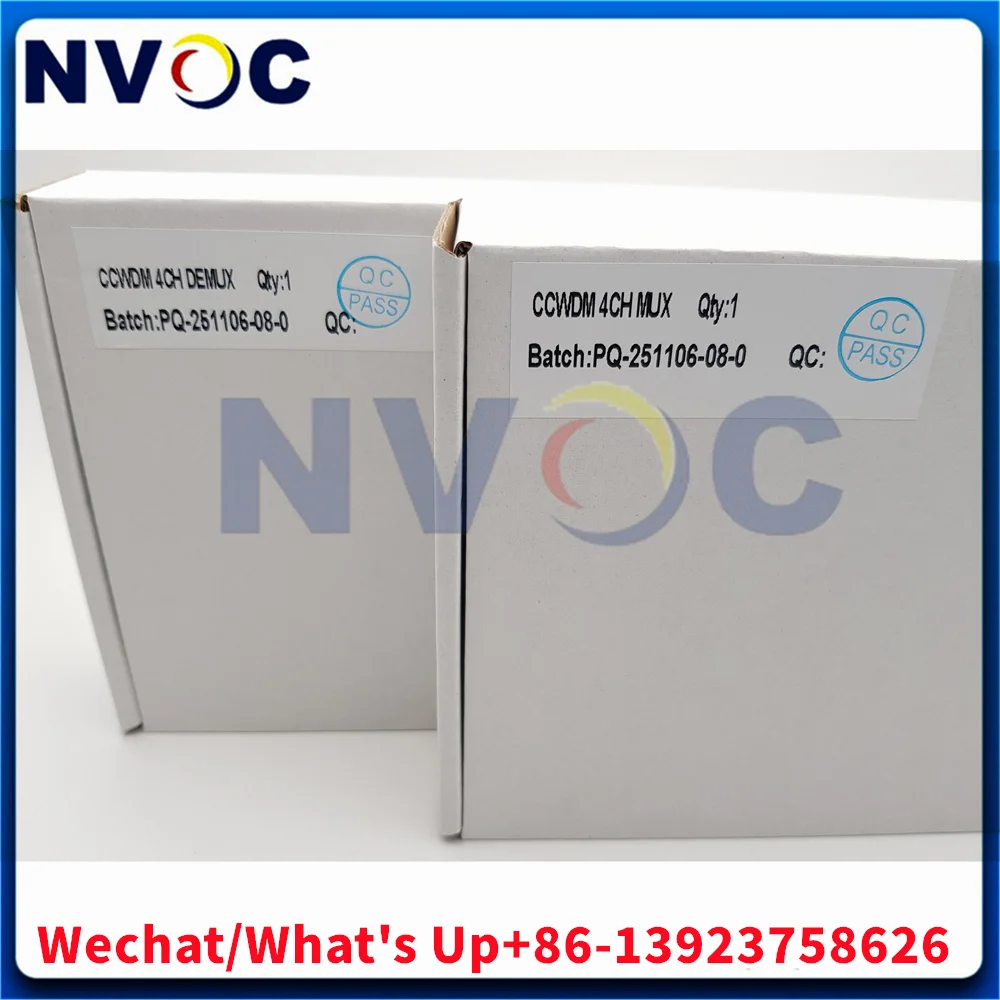 

4-канальный 1*4 оптоволоконный мультиплексорный модуль CCWDM, разъем LC/UPC, компактное устройство 1310-1350-1470-UPG Mini CWDM Mux Demux