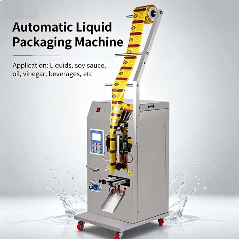 

50-500g Liquid Packing Machine Sachet Water Auto Filling Sealing Machine Soy Sauce Vinegar Automatic Liquid Packaging Machine