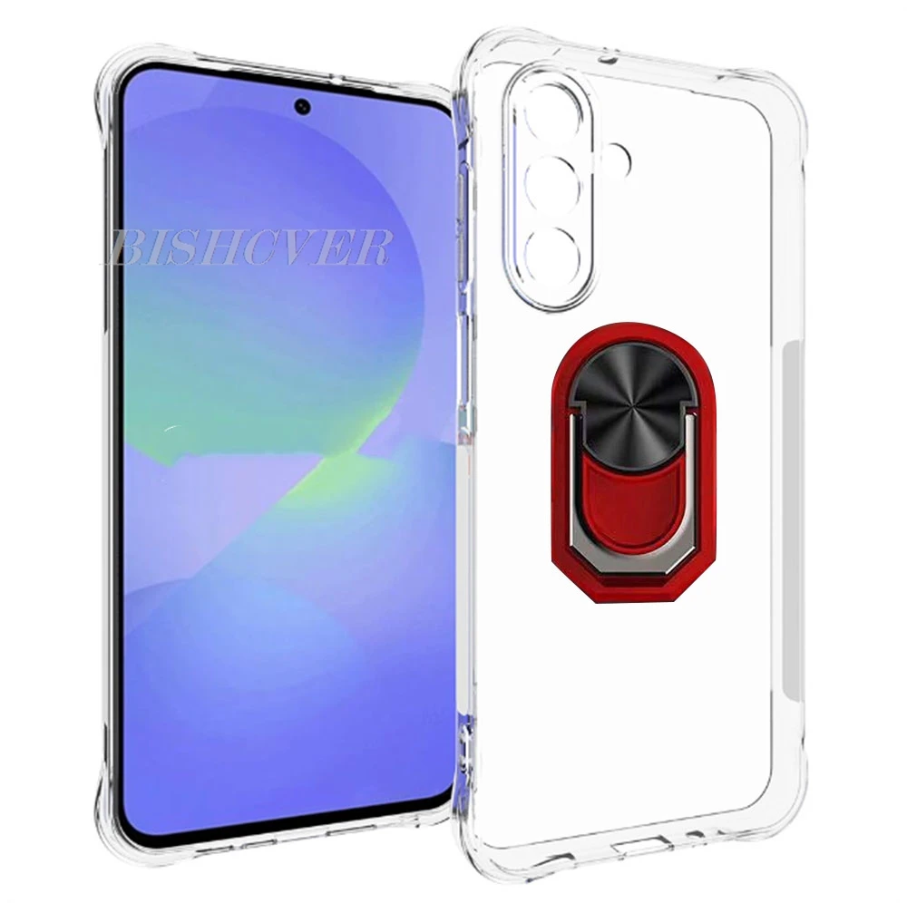 Магнитный чехол для телефона Samsung Galaxy Wide 8 7 6 5 A Quantum 6 5 4 3 2 Buddy 3 2 Jean2 Jump Мягкий силиконовый чехол с кольцевым держателем