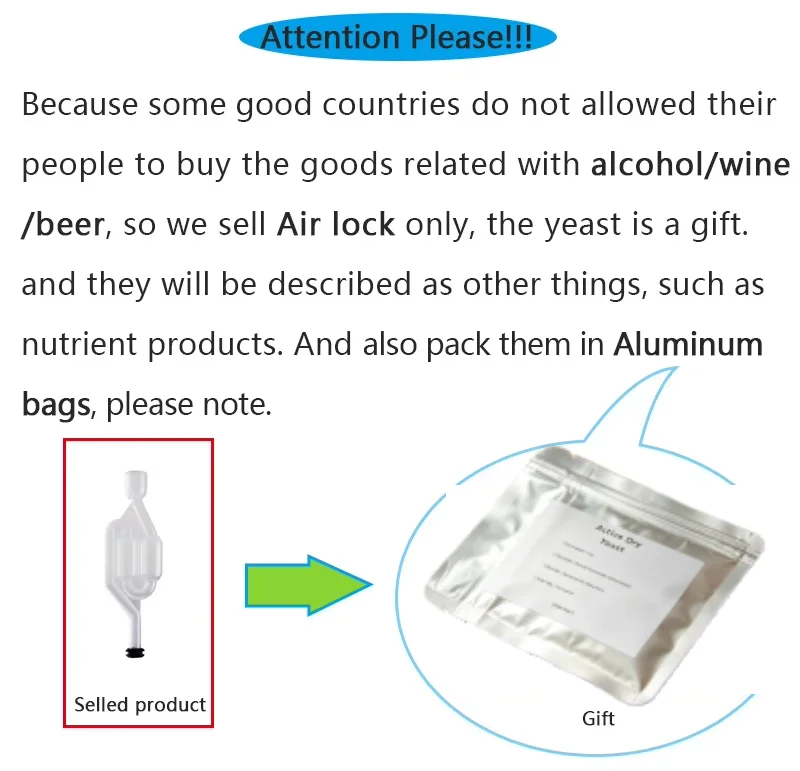 5pcs Tannin with 1pcs Air lock as Gift for Wine Brewing Alcohol Making at Home Fermentation Airlock Seals Beer Fermenter Bucket