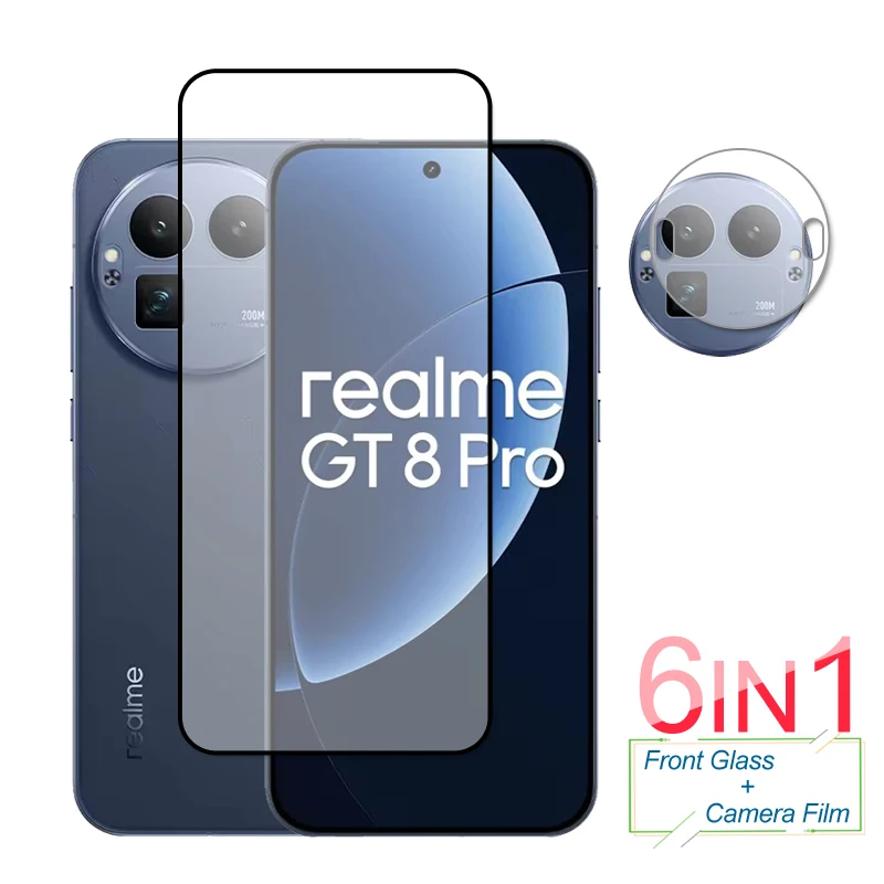 Volle Abdeckung Gehärtetem Glas Für Realme GT8 Pro Glas Realme GT8 Pro Screen Protector Schutz Kamera Objektiv Film Realme GT8 Pro – Detail 1