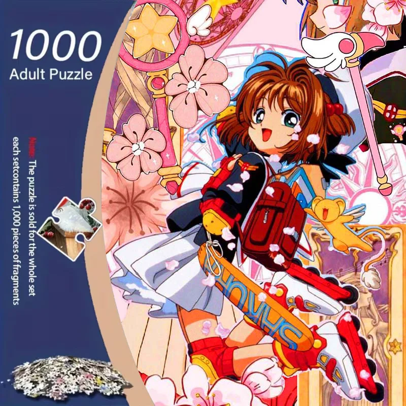 quebra-cabeca-de-500-1000-pecas-sakura-magic-anime-brinquedo-educativo-para-criancas-jogos-infantis-presente-de-natal