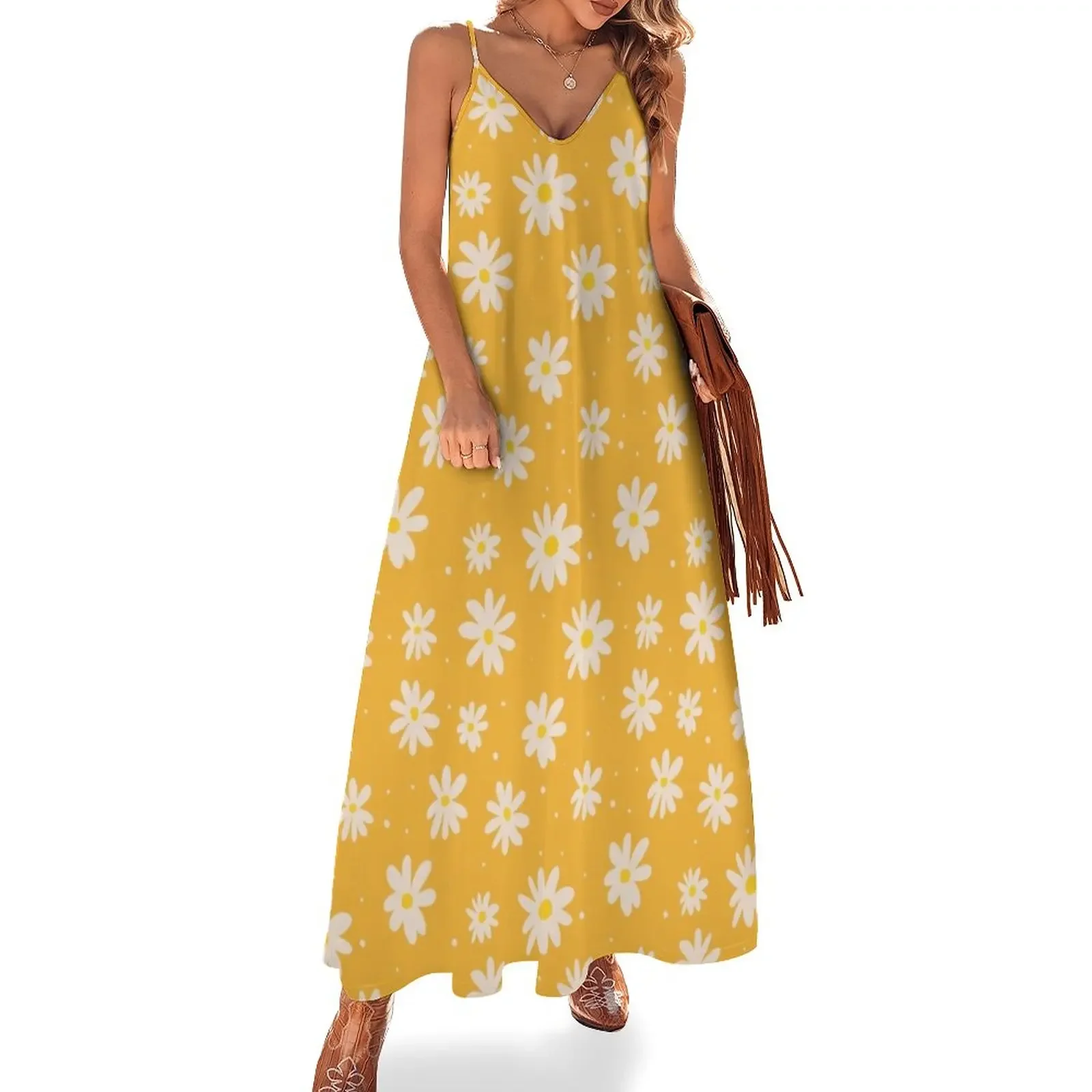 

Sunshine Daisy State Sleeveless Dress dresses for womens 2024 Clothing