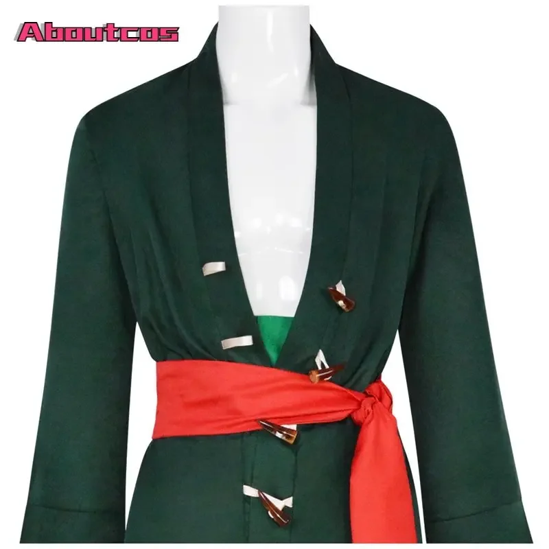 Aboutcos Anime Costume Halloween Costume Costume Roronoa Zoro Cosplay Costumes Kazunokuni Zoro Animation Exhibition Performance