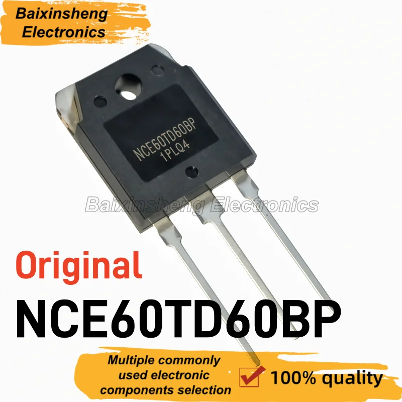 10PCS Original NCE60TD60BP TO-3P IGBT Transistor 60A 600V NCE Power Trench FS II Fast IGBT Power Switch Tube
