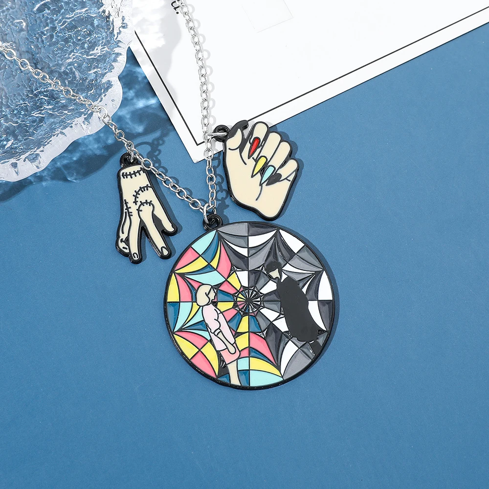 Creative Charm Pendant Trend Simple Necklace Cosplay Halloween Costumes Jewelry Accessory for Women Men Gift