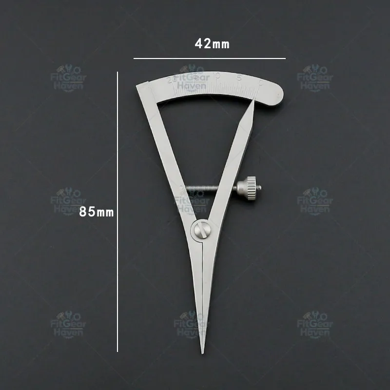 Leather edge drawing device, stainless steel mini spacing gauge, handmade DIY leather leather goods,