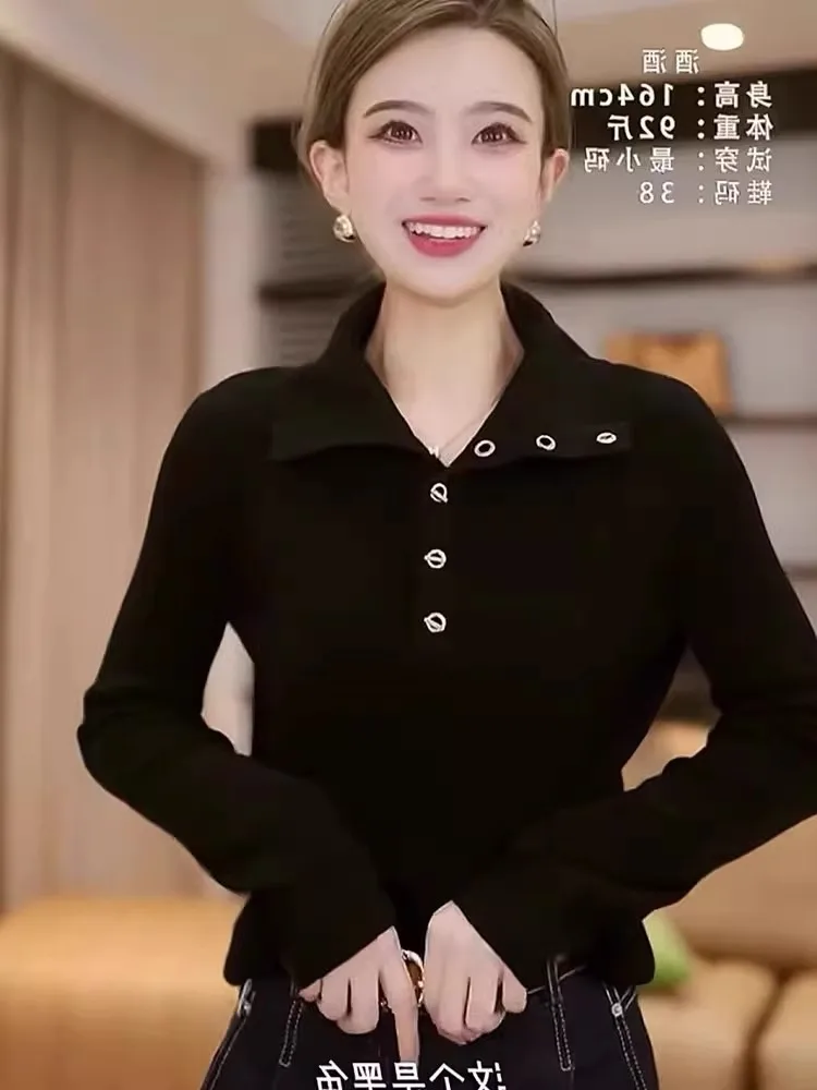 Faionable طويل Sve محبوك رداء علوي من الصوف مريحة خمر Sle التخسيس الخريف الأصلي تنوعا طاقم Ne تريكو #4