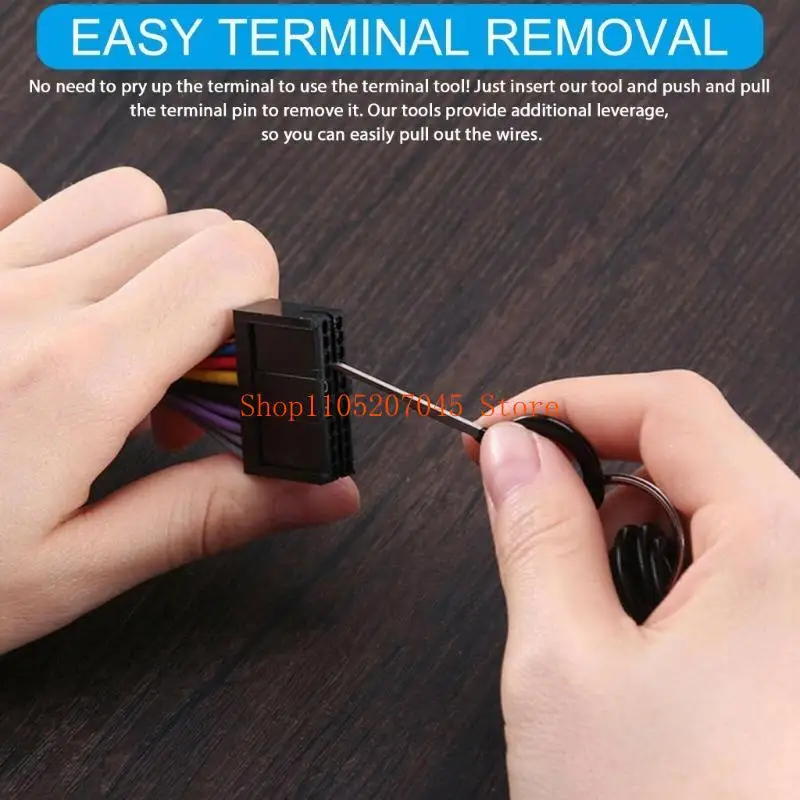 37cd Essential Car Terminal Release Tool Kit, Electrical Wiring Pin Remover Suitable for Vehicle Maintenance Home Garage Use