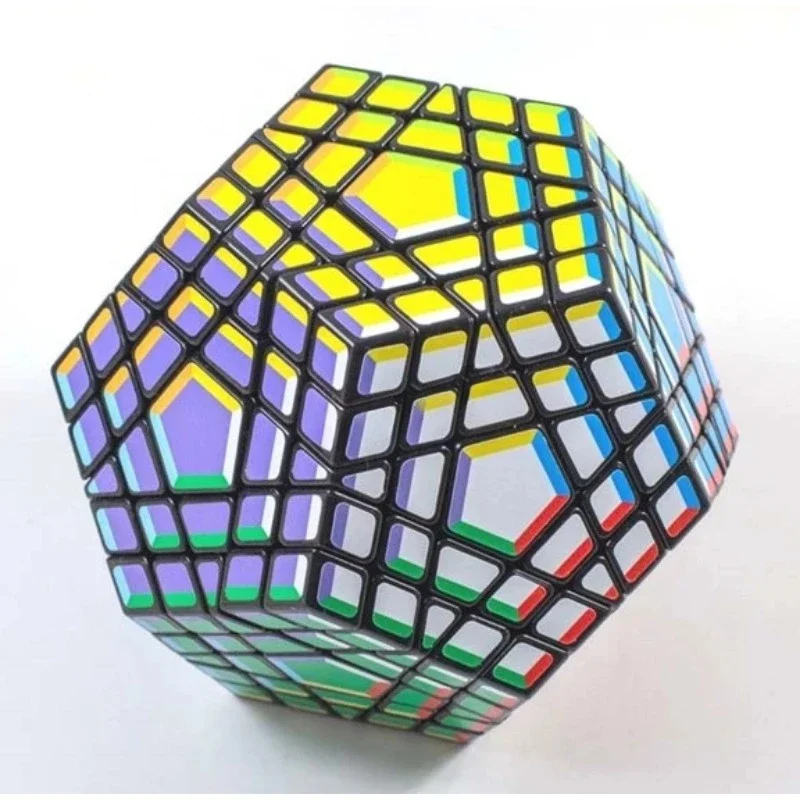 New 3x3 Megaminx Cube Calvin\'s Puzzle Super 5x5 Megaminx Black Body Gigaminx Black 5x5 Magic Cube Children\'s Educational Toy