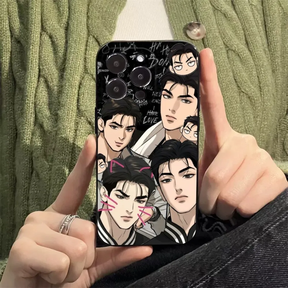 BL Comics Phone Case Phone Case for Apple iPhone, 13, 14,13,12,11,XS,XR,X,8,7,Pro,Max,Plus, Mini Silicone Cover, Black image 4
