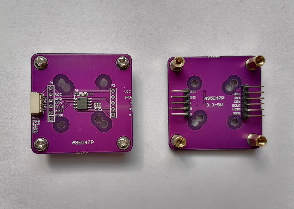 Magnetic Encoder AS5600 AS5047P TLE5012B with Magnet Provides Schematic Source Code