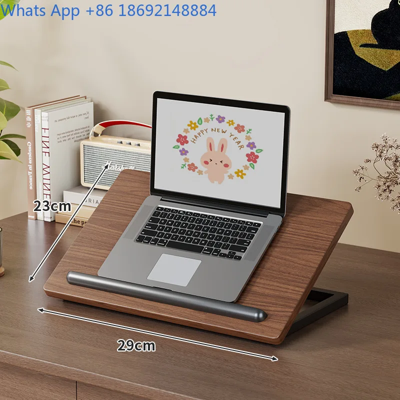 

Laptop Stand Adjustable Computer Heightening Stand Office College Student Dormitory Desktop Storage Tablet Holder