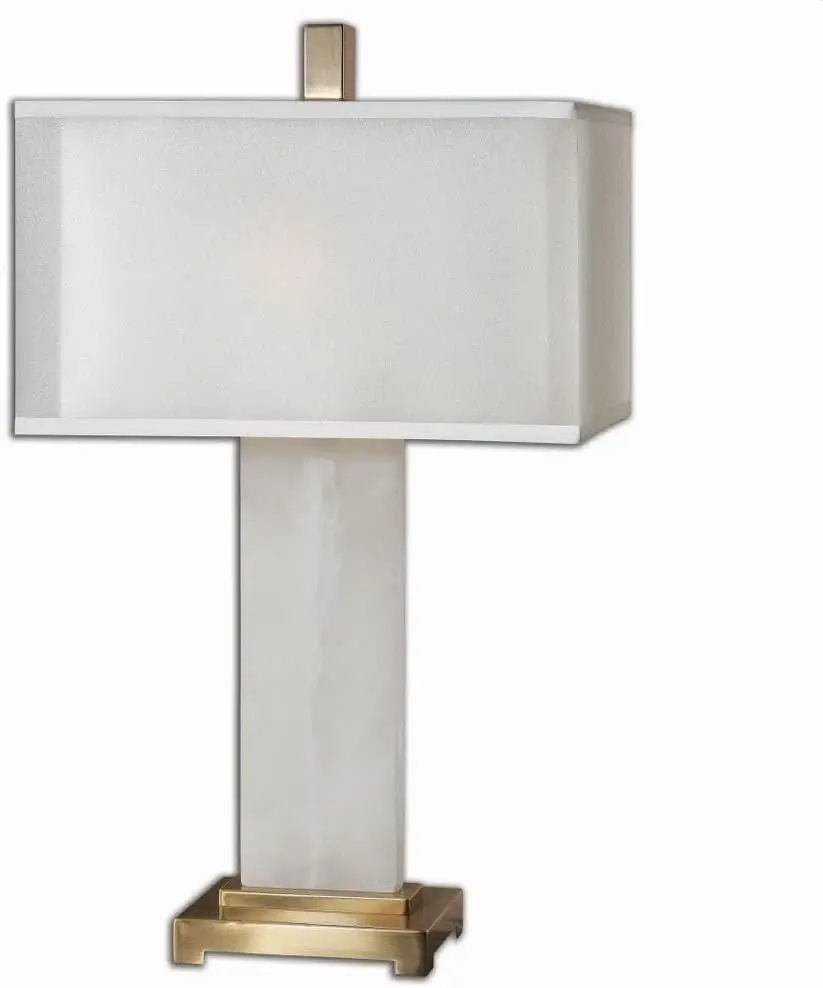 2 Light Table Lamp - 17 inches Wide by 10 inches deep