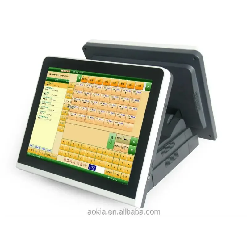 Supermarket POS Machine Cash Register Restaurant Ordering Machine  Touch Screen POS Terminal